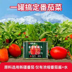 【新疆大番茄 自然完熟】番时番新疆切块番茄400g*5罐