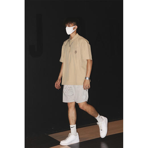 LUSHISI男子翻领T恤运动速干面料柔软舒适夏季新款polo衫[热爱] 商品图1