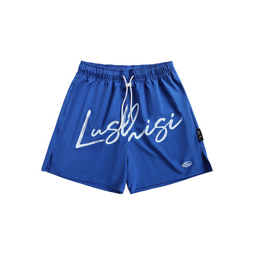 LUSHISI篮球运动短裤男宽松休闲四五分裤不过膝健身跑步裤[海浪] 商品图4