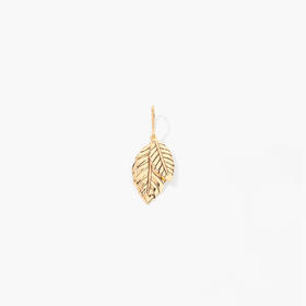 北京仓｜Aurélie Bidermann-ROSALINDE ROSE-叶子 吊坠耳环（单只） [法国设计师]