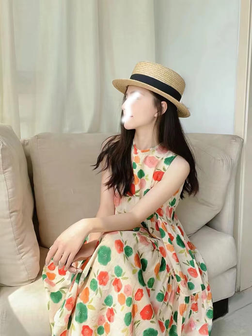 裁缝学苑AQ257新款天丝苎麻无袖背心裙子复古连衣裙纸样女装样板 商品图4