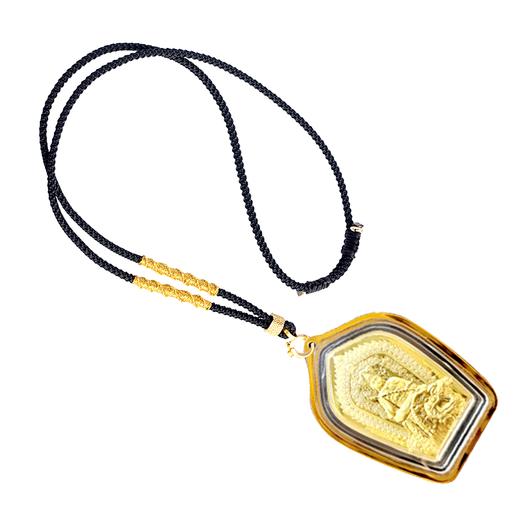 【送挂绳】中国集邮 文殊菩萨祈福金牌(0.5g金) 商品图4