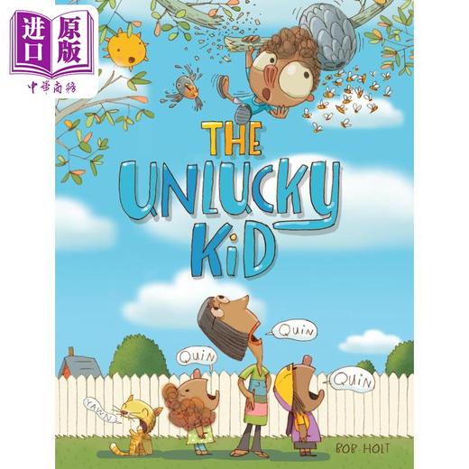 【中商原版】桥梁漫画 倒霉的娃 The Unlucky Kid 英文原版小初文学 儿童图画图像小说 搞笑幽默漫画故事 精装 进口 6-9岁 商品图0