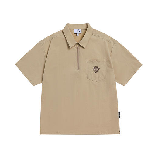 LUSHISI男子翻领T恤运动速干面料柔软舒适夏季新款polo衫[热爱] 商品图4