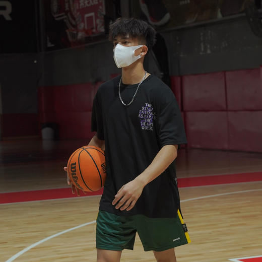 LUSHISI夏季新款美式篮球训练服投篮运动t恤男短袖宽松透气[信仰] 商品图1