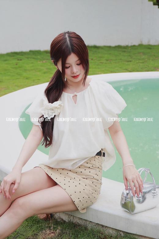 【门店同款】ENJOY夏季花朵印花牛仔半裙 157501330 商品图3