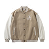 LUSHISI[荒原]美拉德穿搭毛呢拼接棒球服潮牌春秋美式运动外套男 商品缩略图4