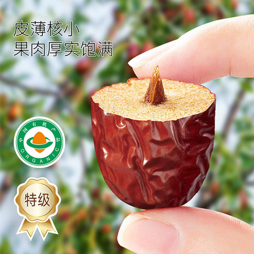 【凤品优选】天边小宛 新疆人工甄选特级有机且末灰枣500g皮薄肉厚核小优质营养 商品图3