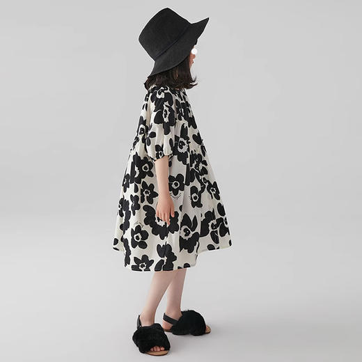 裁缝学苑TQ113 女童短袖连衣裙纸样 儿童新款宽松度假裙子打板版型 商品图2