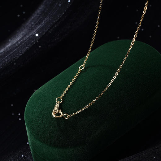 子佩集S925银【清隅】套链项链【YL-4307201】纯银时尚蛋白石镀金2404 商品图3