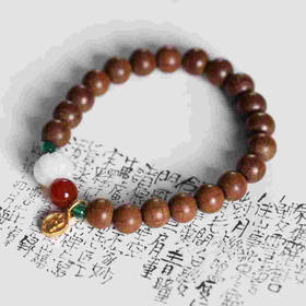YLDM0005°六道木+白菩提根南瓜珠手串
