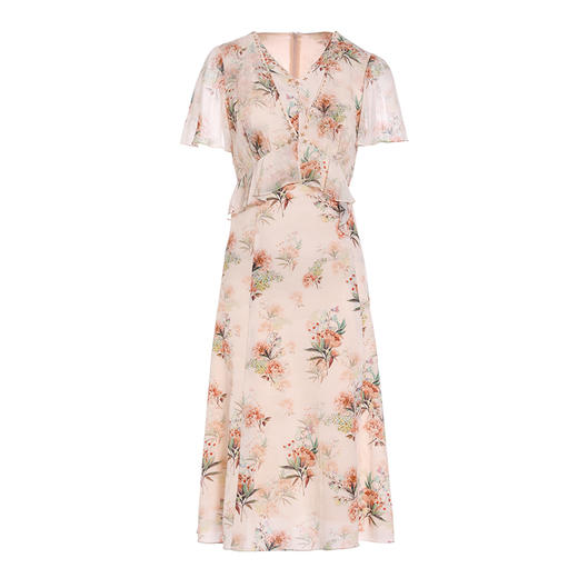 乔万尼南法度假风连衣裙桑蚕丝高端精致气质感EM2E790 商品图4