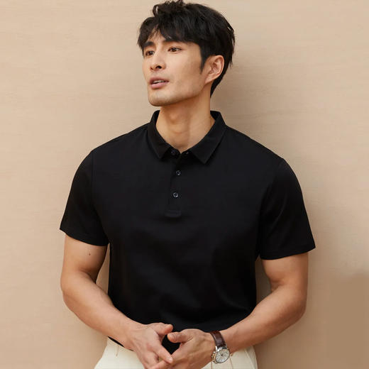 senlinjeepsd商务休闲冰丝polo衫（男女同款），穿它太有腔调！比短袖高级，比衬衫清凉【G】 商品图0