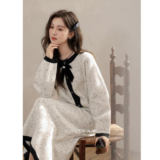 【65折秒杀】鹿向南《夹心奥巧》混色纱线上衣L33203 商品图4