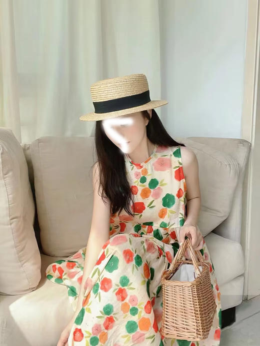 裁缝学苑AQ257新款天丝苎麻无袖背心裙子复古连衣裙纸样女装样板 商品图1