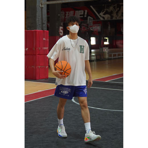 LUSHISI[海王星]运动篮球短裤不过膝四五分裤美式跑步宽松潮流裤 商品图2