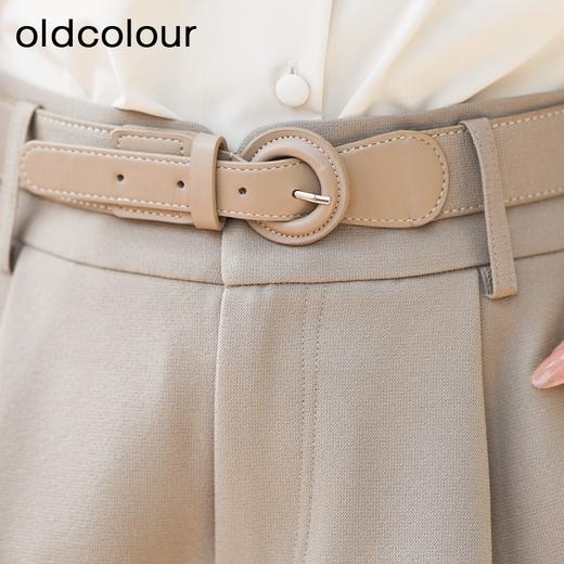 oldcolour夏季新款西装短裤女宽松小个子高腰百搭阔腿裤P23071234 商品图4