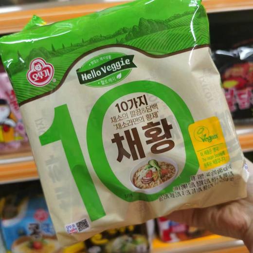 不倒翁 蔬菜拉面(连包)110g*4오뚜기/채황(멀티팩)110g*4 商品图0