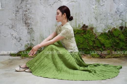 【门店同款】ENJOY夏季云敛-诗意晕染中式上衣 157156505 商品图3