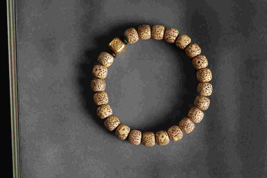 YXPT0008°星月菩提+喜乐招财方珠手串0.7*0.8*23 商品图0