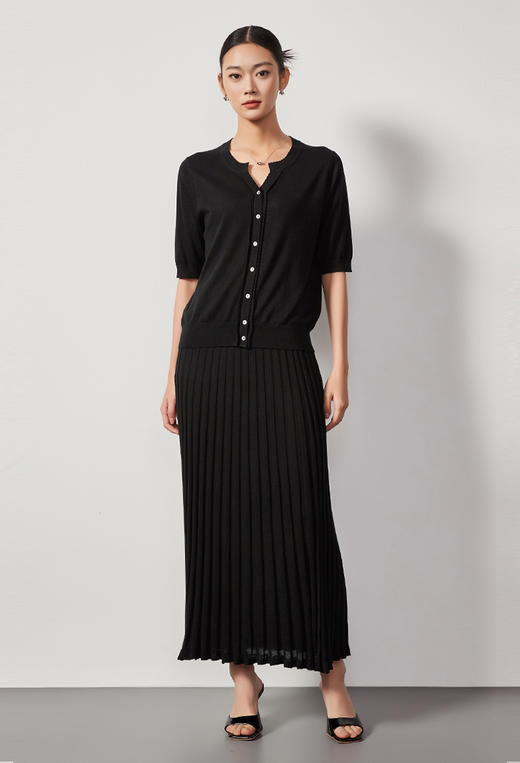 东黎 • 丝绒女士春夏花边领短袖 4067 商品图9