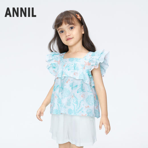 女童甜趣小背心新款安奈儿童装实体店同款XG422598 商品图0
