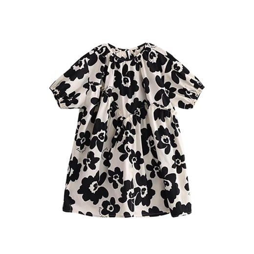 裁缝学苑TQ113 女童短袖连衣裙纸样 儿童新款宽松度假裙子打板版型 商品图4