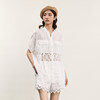 谜底套装女士2024年夏季新品通勤风蕾丝拼接衬衫+短裤242MTZ0553 商品缩略图1