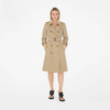 BURBERRY 巴宝莉 女士切尔西版型 – 长款 Heritage Trench 束腰风衣 卡其色 8079407 A1366 商品缩略图1