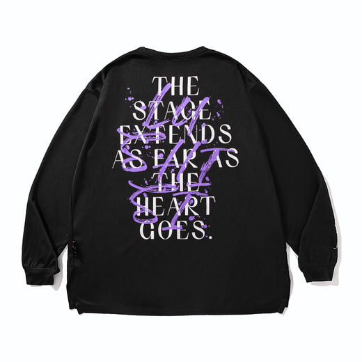 LUSHISI[信仰]美式运动长袖投篮服男圆领t恤篮球训练服宽松跑步服 商品图4