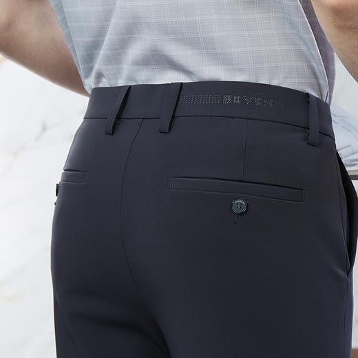 【高端系列】柒牌易打理休闲裤男2024春季新款商务百搭直筒长裤子	126H72530 商品图2