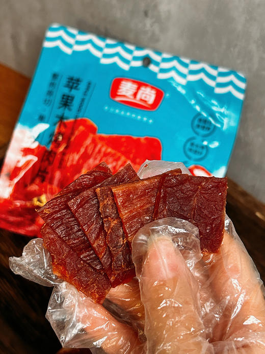 肉食控🥩大满足！【苹果木烤肉片】果木熏烤芳气，风味独特，嘎嘎好吃😋！甄选优质猪后腿整片原切，✨肉感扎实，口口满足~ 商品图4