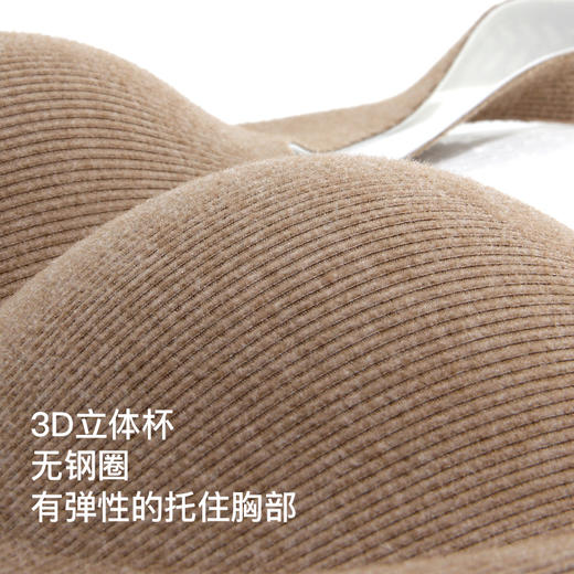 【满2件/99元】【通用杯单件】【秀黛】磨毛条纹背心文胸H6116047T【专柜同款】【如遇缺货自动退款，介意勿拍】 商品图3