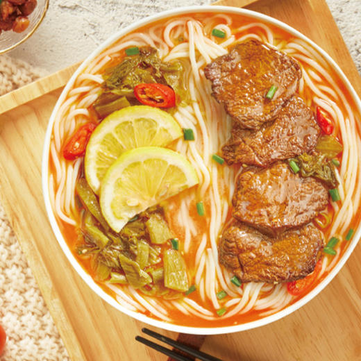 【华中】王仁和柠香嫩牛小锅米线218.5g/盒 商品图3