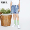 女童全棉牛仔短裤新款安奈儿童装实体店同款AG426652 商品缩略图0