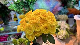 柠檬泡泡多头玫瑰5支