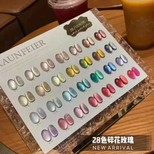 28色碎花玫瑰猫眼 商品图1