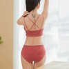 【新品福利！同款内裤免费送！】蕾丝透气无钢圈抹胸套装，性感交叉肩带，24小时舒适包容。美丽抹胸套装，让你尽显优雅与魅力，露背大方的女王范儿！ 商品缩略图2