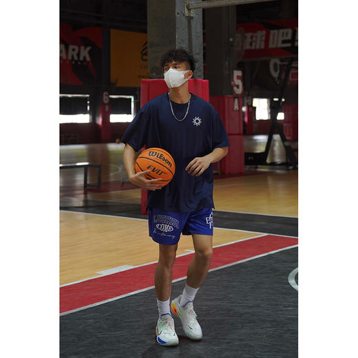 LUSHISI[海王星]运动篮球短裤不过膝四五分裤美式跑步宽松潮流裤 商品图3