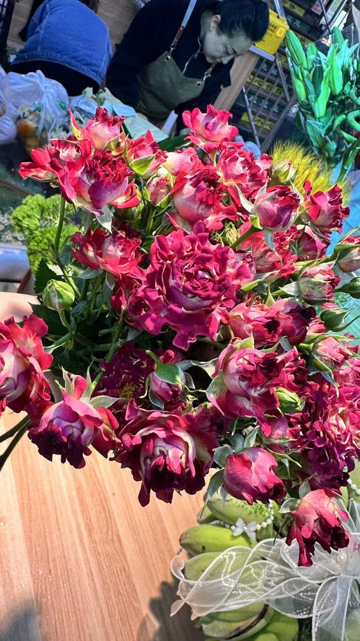 复古红茶海葵多头玫瑰5支 商品图2