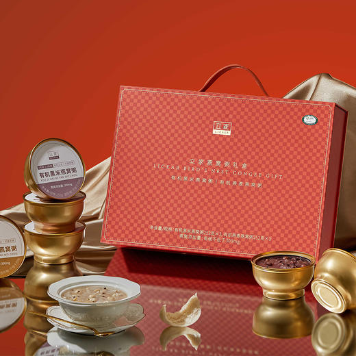 包邮【厂商直发】立家有机谷物粥黑米/燕麦燕窝粥、人参综合谷物粥、奇亚籽元气粥多种口味可选 商品图14