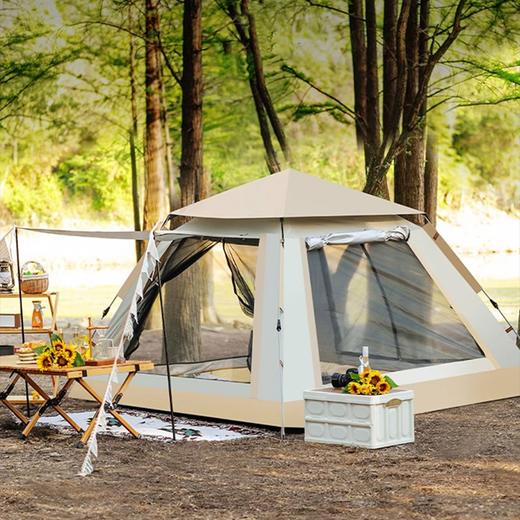 徽羚羊云海3-4人涂银四角全自动速开帐篷（2.1*2.1m） 商品图1