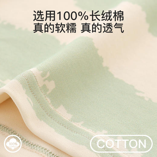 爱帝女士纯棉印花短袖家居服睡裙 商品图4