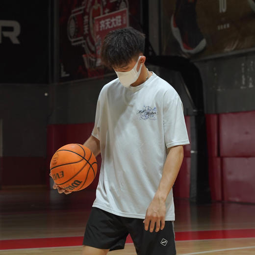 LUSHISI夏季新品速干网眼运动轻薄透气短袖T恤宽松短袖男[乐队] 商品图1