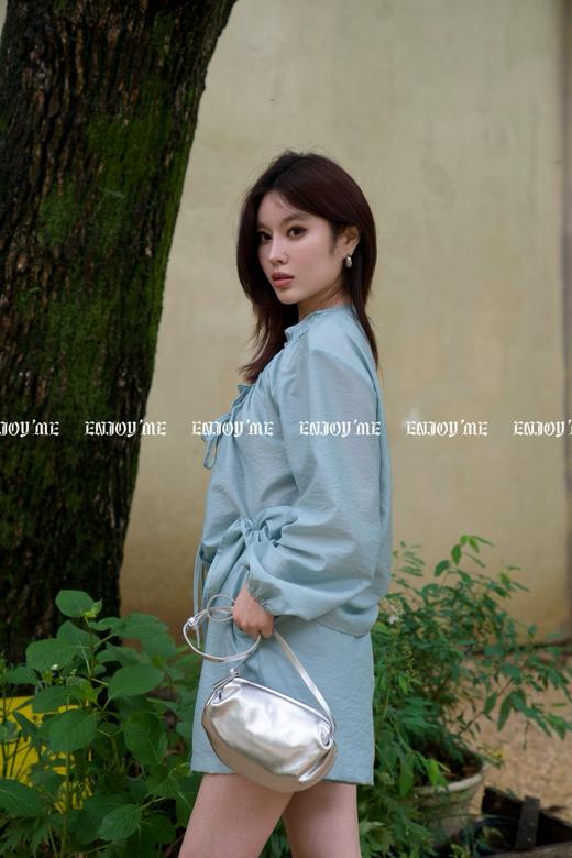 【门店同款】ENJOY夏季浪漫-木耳边抽绳短裤套装 157504282 商品图6