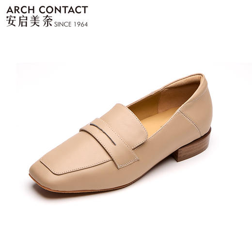 安启美奈平底方头单鞋，包脚不磨脚，减轻双脚负担 商品图5