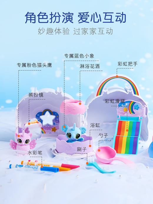 Crayola 绘儿乐百变泡泡萌宠云朵妙妙屋套盒 商品图4