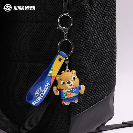 【官方正品】SFS 2024欧洲杯吉祥物3D钥匙扣金属硅胶珍藏品巴特熊 商品图1