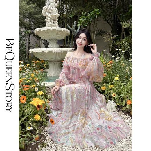 BeQueenStory【巴洛克神殿】重工桑蚕丝仙气上衣&半裙&连衣裙套装 商品图4