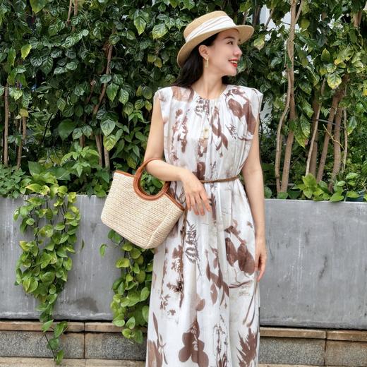 N°28 “希腊女神”圆领无袖连衣裙腰带款显身显瘦裙子8A22L531 商品图2